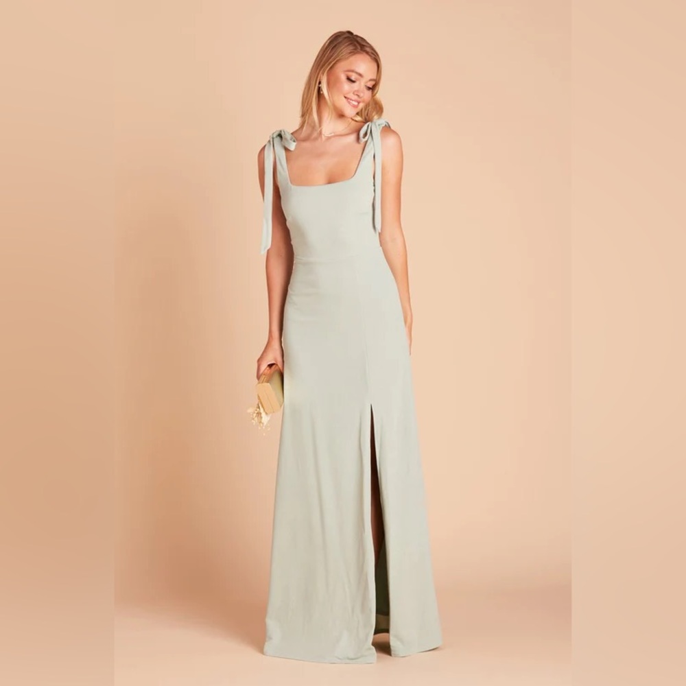 Birdy Grey ALEX CONVERTIBLE DRESS CREPE SAGE XS NEW NWT BRIDESMAID WEDDING - Picture 1 of 7